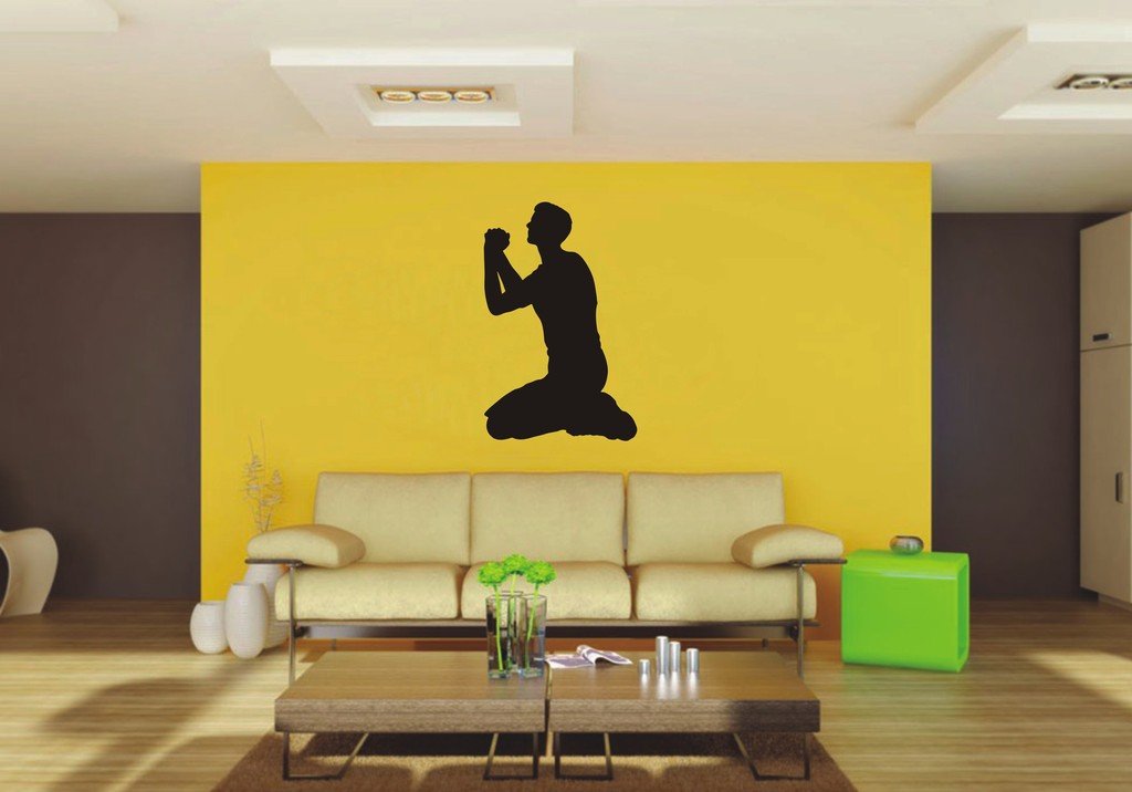 Picniva Man Sty6 Vinyl Wall Decal, Approx 22 x 34.3 in, Removable