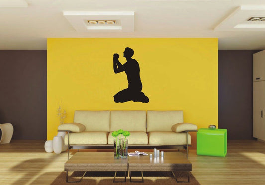Picniva Man Sty6 Vinyl Wall Decal, Approx 22 x 34.3 in, Removable