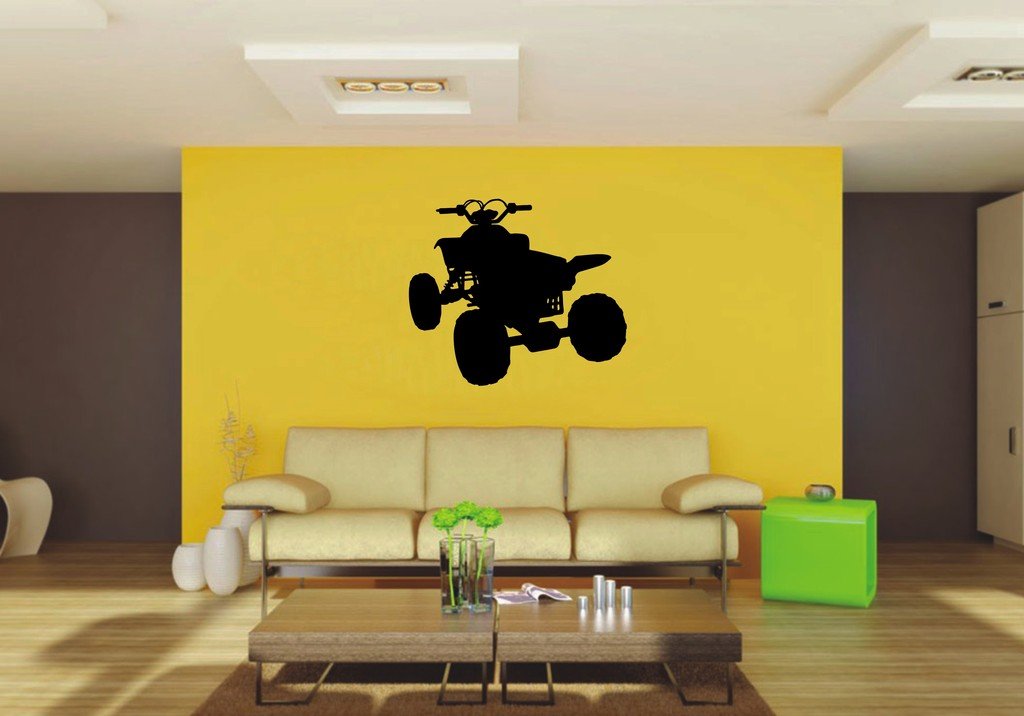 Picniva 22x18.89 4 Wheeler Style 5a Vinyl Wall Decal Motorsport