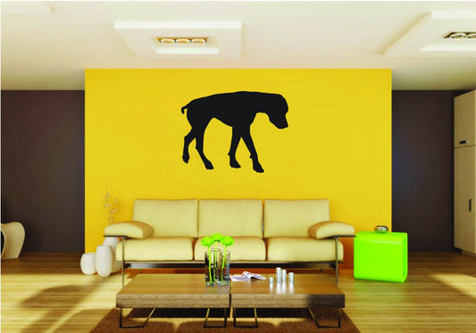 Picniva Hound Dog Style 5 Removable Vinyl Wall Decal