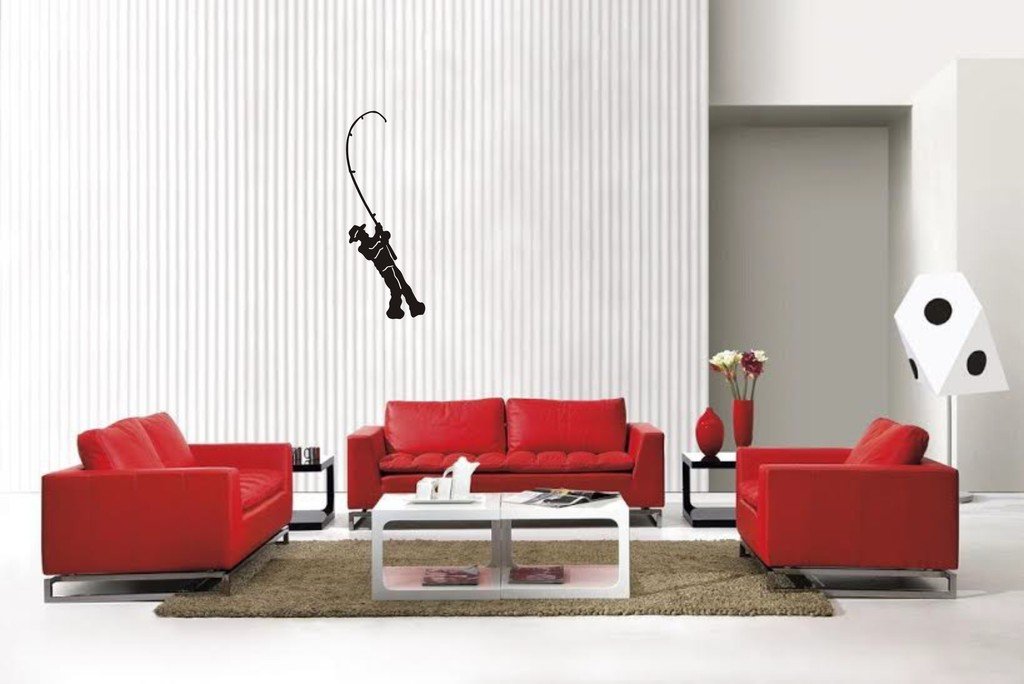 Picniva Fishing Style3 Wall Decal Removable Home Decor
