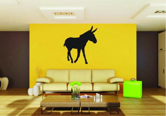 Picniva Donkey Sty18 Vinyl Wall Decal, Approx 22 x 25.11 in, Removable