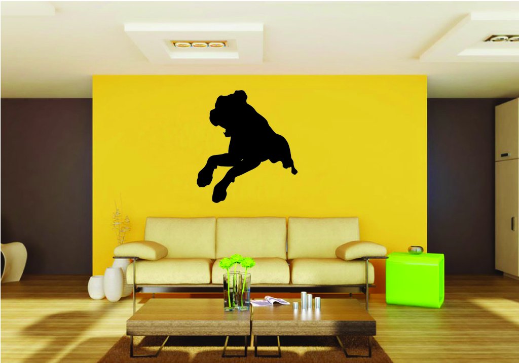 Picniva Rottweiler Dog Style 26a Removable Vinyl Wall Decal