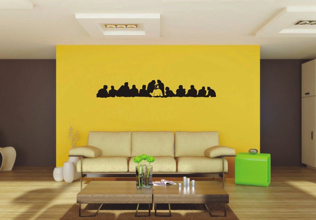 Picniva Last Supper Sty2 Vinyl Wall Decal, Approx 22 x 3.36 in, Removable