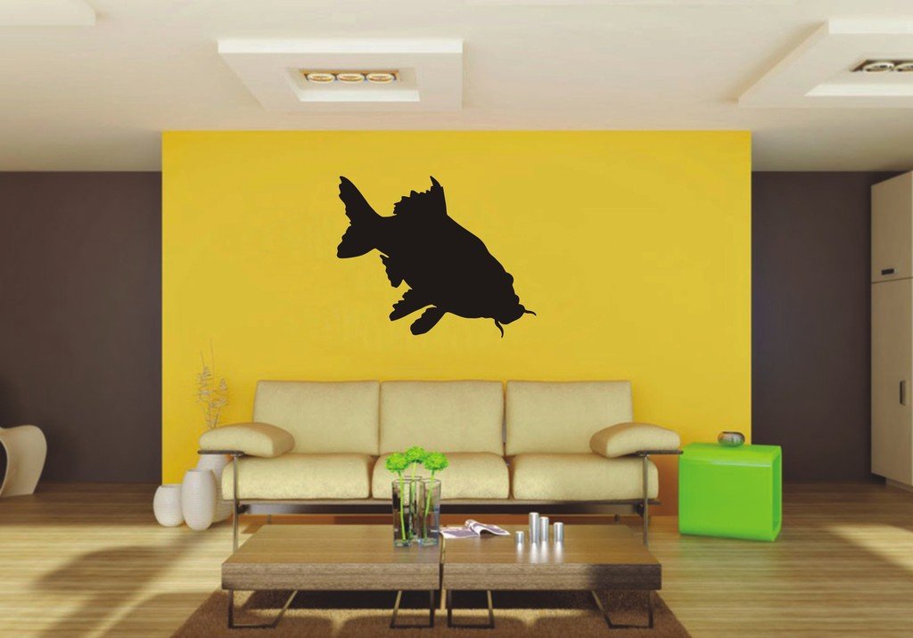 Picniva Carp Sty03a Vinyl Wall Decal, Approx 22 x 17.89 in, Removable