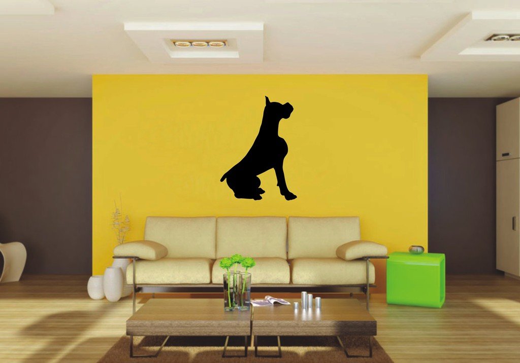 Picniva 22x30.04 Boxer Style 3 Vinyl Wall Decal Dog Breed