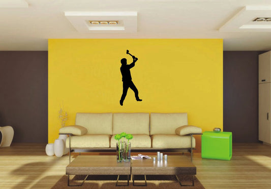 Picniva 22x55.1 Axe Style 2 Vinyl Wall Decal Workshop