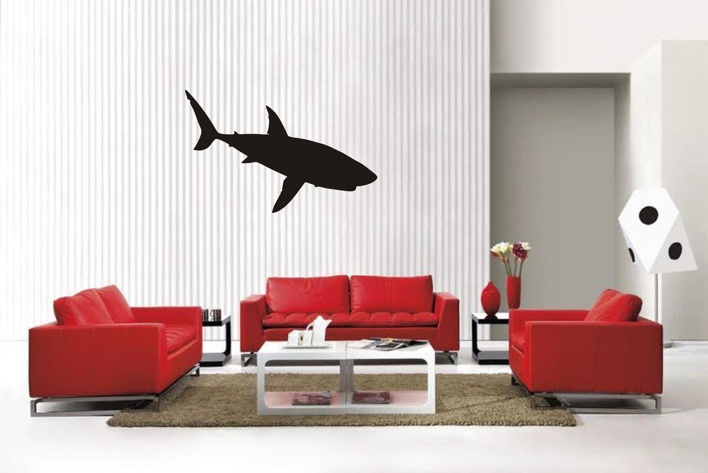 Picniva Shark Style5 Wall Decal Removable Home Decor