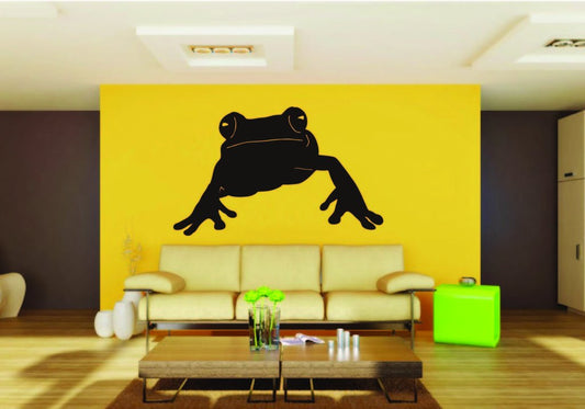 Picniva Frog Sty3 Vinyl Wall Decal, Approx 22 x 13.2 in, Removable
