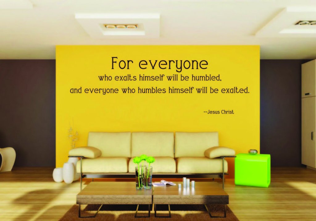 Picniva Jesus Christ For Everyone Scripture Removable Vinyl Wall Decal