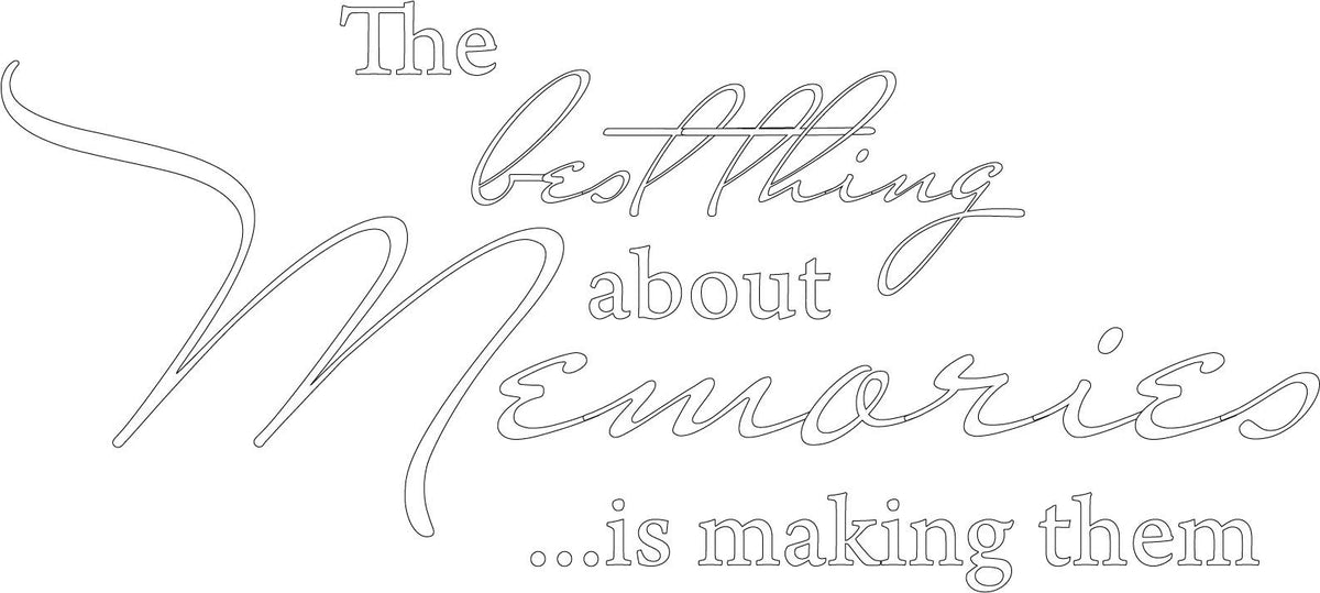 Decaltor Making Memories Quote Wall Decal