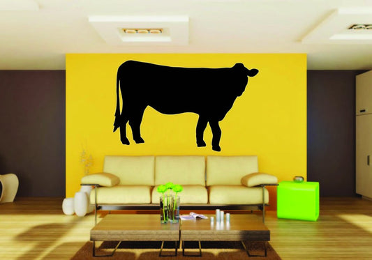 Picniva Cow Sty4 Vinyl Wall Decal, Approx 22 x 13.2 in, Removable