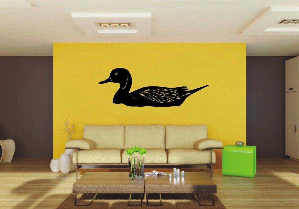 Picniva Duck Sty4 Vinyl Wall Decal, Approx 22 x 7.81 in, Home Decor