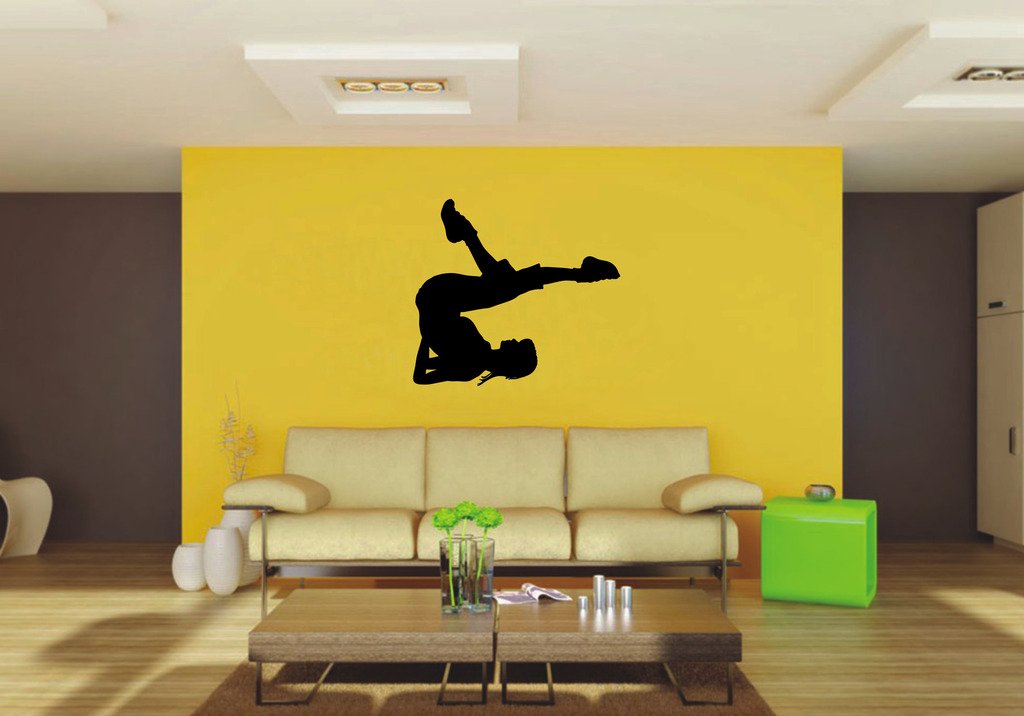 Picniva 22x19.86 Stretching Style 3 Vinyl Wall Decal Figure
