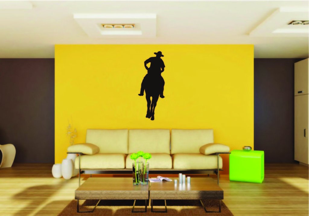 Picniva Horse Rider Style 22 Removable Vinyl Wall Decal