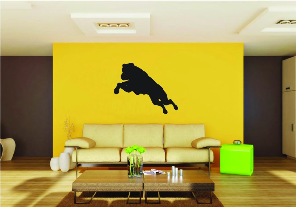 Picniva Rottweiler Dog Style 19a Removable Vinyl Wall Decal