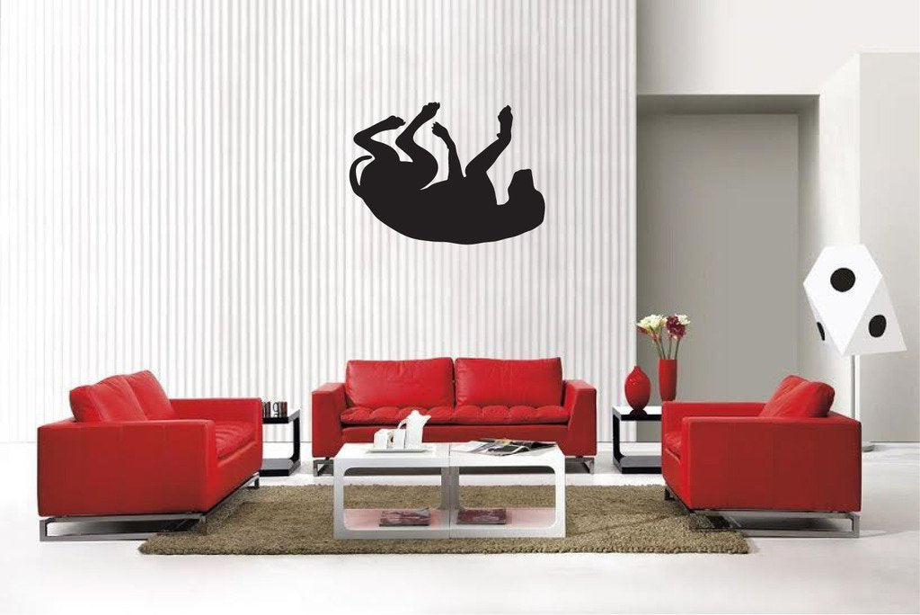 Picniva Matte Black Hound Style 7 Vinyl Wall Decal Canine Decor