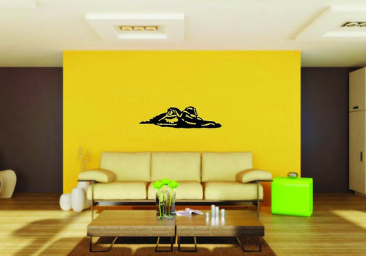 Picniva Alligator Style 5 Removable Vinyl Wall Decal
