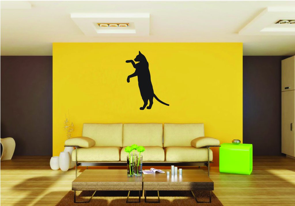 Picniva Siamese Cat Style 7 Removable Vinyl Wall Decal