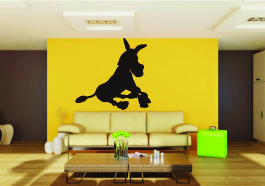 Picniva Donkey Sty4a Vinyl Wall Decal, Approx 22 in Square, Removable
