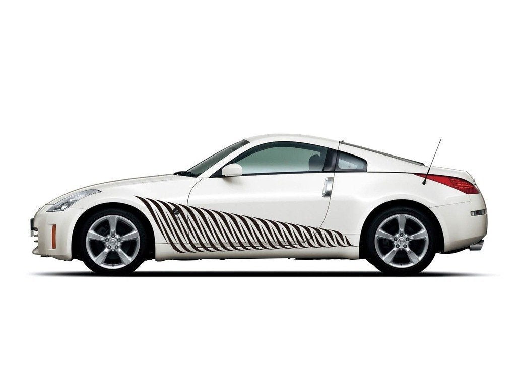 Picniva sty535Car Body Side Stripes Vinyl Graphics Sticker Decals 2 Pcs
