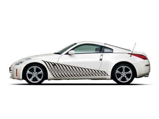 Picniva sty535Car Body Side Stripes Vinyl Graphics Sticker Decals 2 Pcs