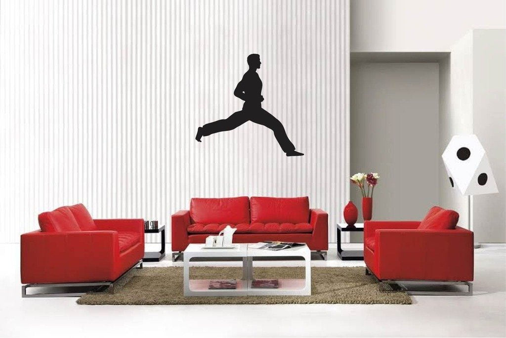 Picniva Fight Style 180 Removable Vinyl Wall Decal, 22 x 22 in