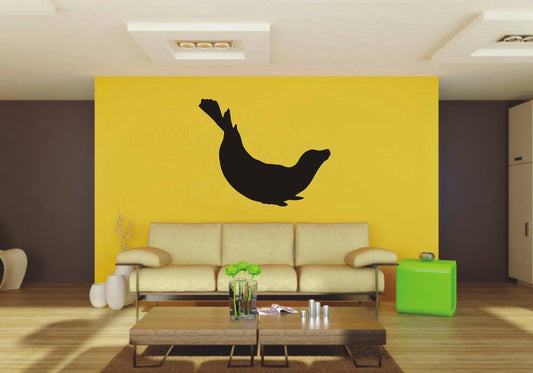 Picniva Seal Sty14 Vinyl Wall Decal, Approx 22 x 17.96 in, Removable