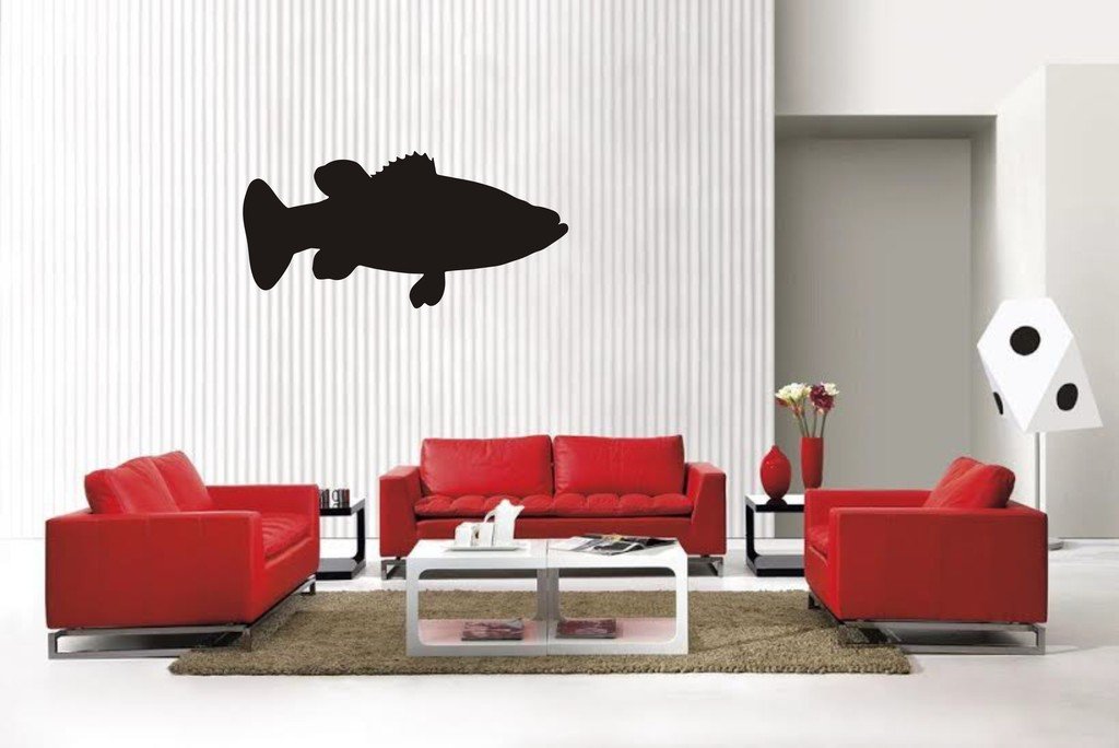Picniva Bass Style1A Wall Decal Removable Home Decor