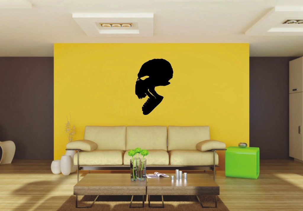 Picniva 22x32.74 Skull Style 8a Vinyl Wall Decal Fantasy Decor