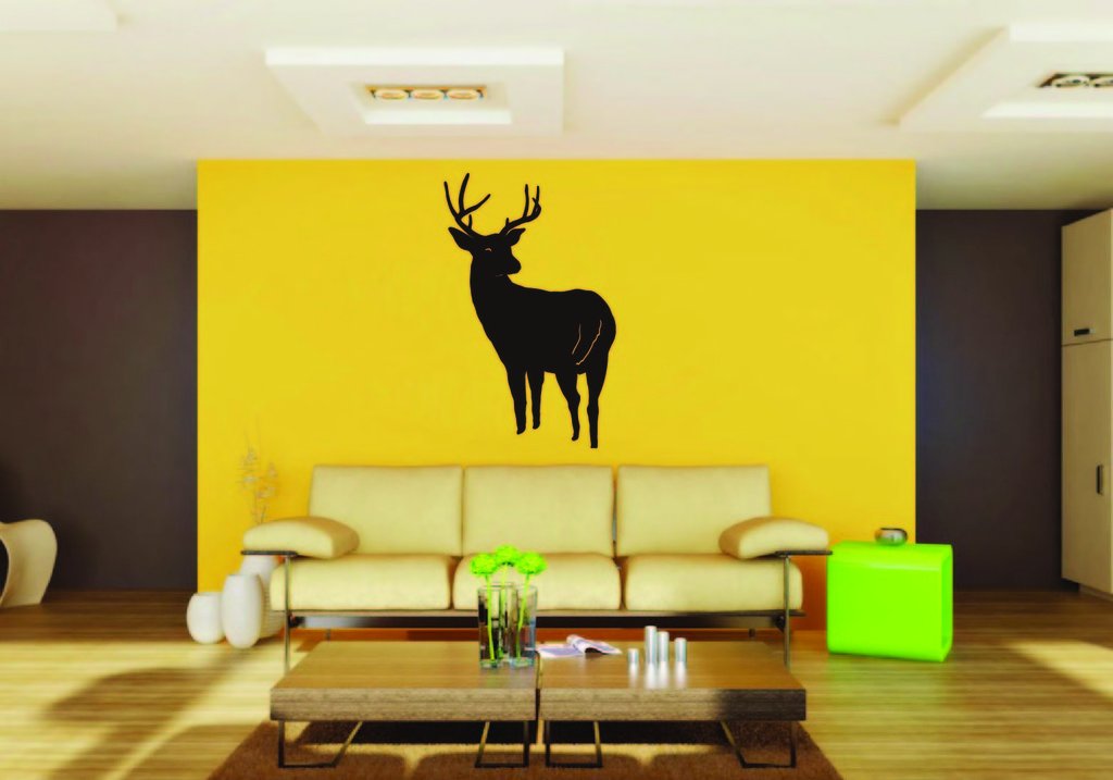 Picniva Deer Buck Style 2 Removable Vinyl Wall Decal