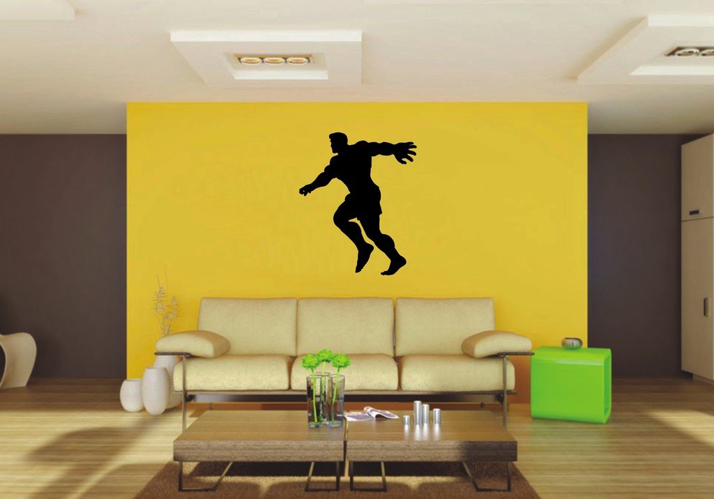 Picniva Muscle Man Style 29 Wall Decal Figure Silhouette Decor