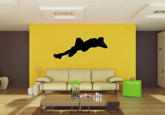 Picniva Laying Style 6 Wall Decal Figure Silhouette Decor