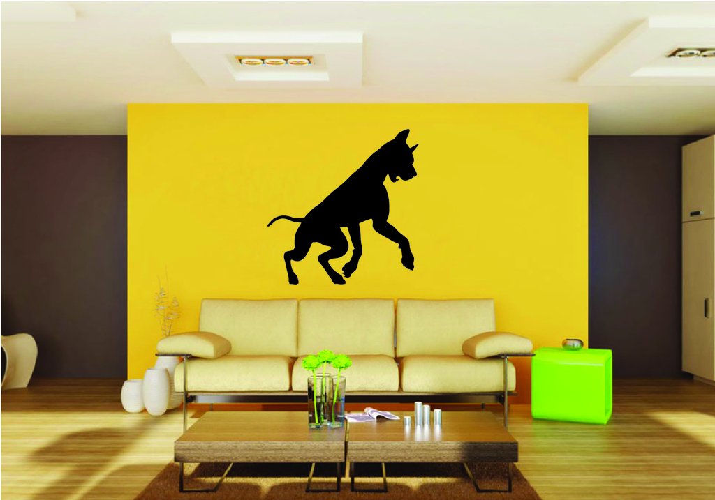 Picniva Doberman Dog Style 11a Removable Vinyl Wall Decal