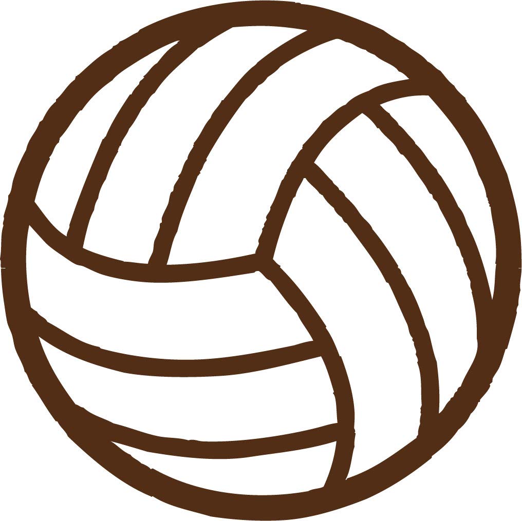 Decaltor Volleyball Ball Laptop Decal, 5 in