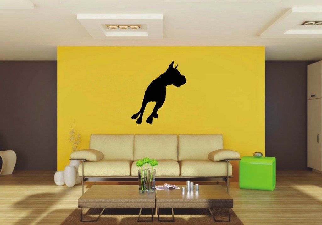 Picniva 22x25.09 Boxer Style 41 Vinyl Wall Decal Dog Breed