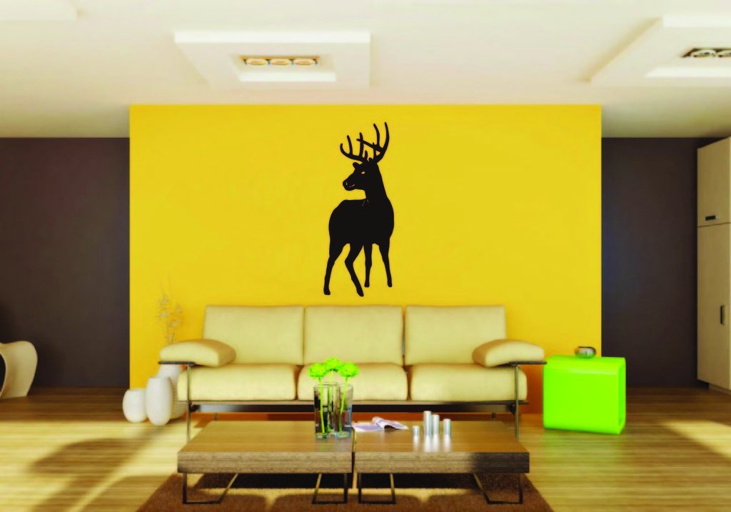 Picniva Deer Buck Style 6 Removable Vinyl Wall Decal