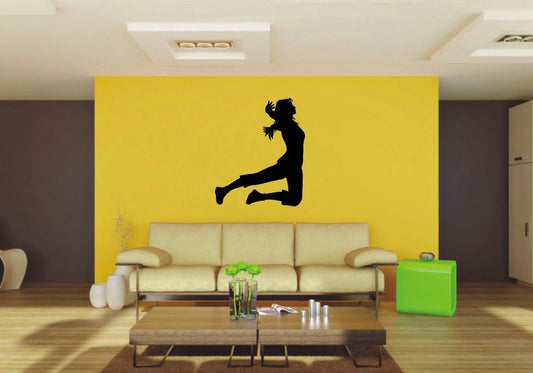Picniva 22x26.44 Jumping Style 4 Vinyl Wall Decal Figure