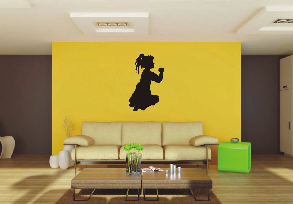 Picniva Girl Sty51 Vinyl Wall Decal, Approx 22 x 36.29 in, Removable