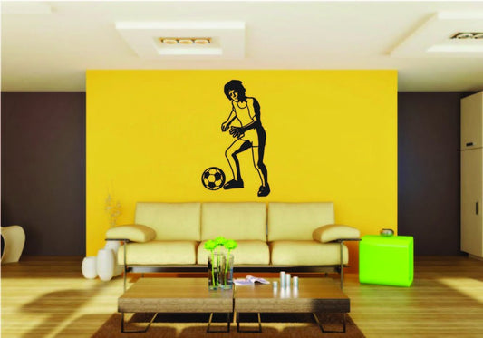 Picniva Soccer Boy Style 13 Removable Vinyl Wall Decal