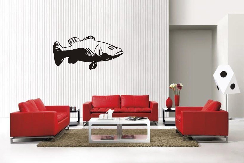 Picniva Bass Style1 Wall Decal Removable Home Decor