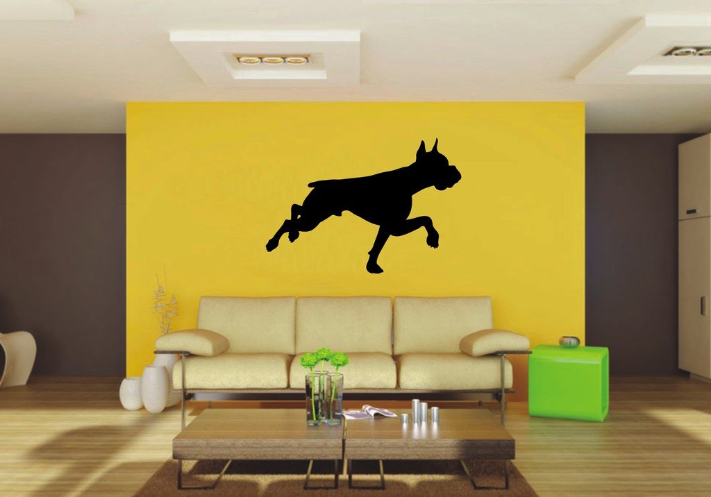 Picniva 22x15.26 Boxer Style 5 Vinyl Wall Decal Dog Breed