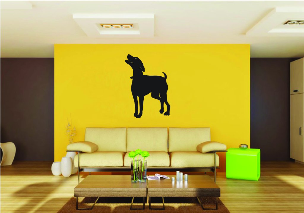 Picniva Dog Style 15 Removable Vinyl Wall Decal