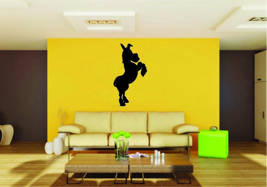Picniva Donkey Sty9a Vinyl Wall Decal, Approx 22 x 40.42 in, Removable