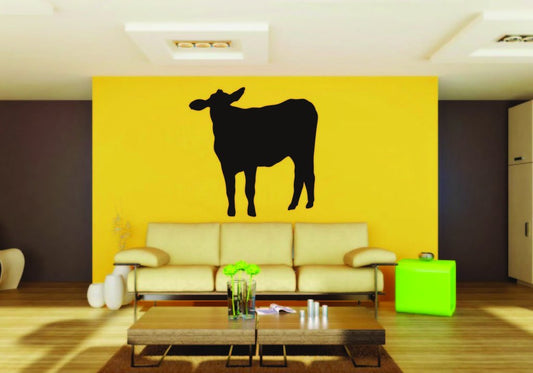 Picniva Cow Sty46 Vinyl Wall Decal, Approx 22 in Square, Removable