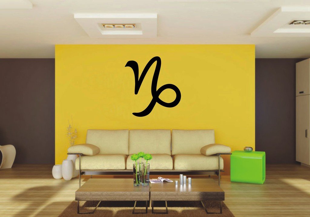 Picniva 22x23.64 Capricorn Style 3 Vinyl Wall Decal Zodiac Astrology