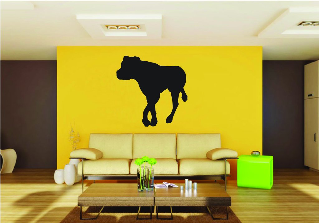 Picniva Rottweiler Dog Style 11a Removable Vinyl Wall Decal