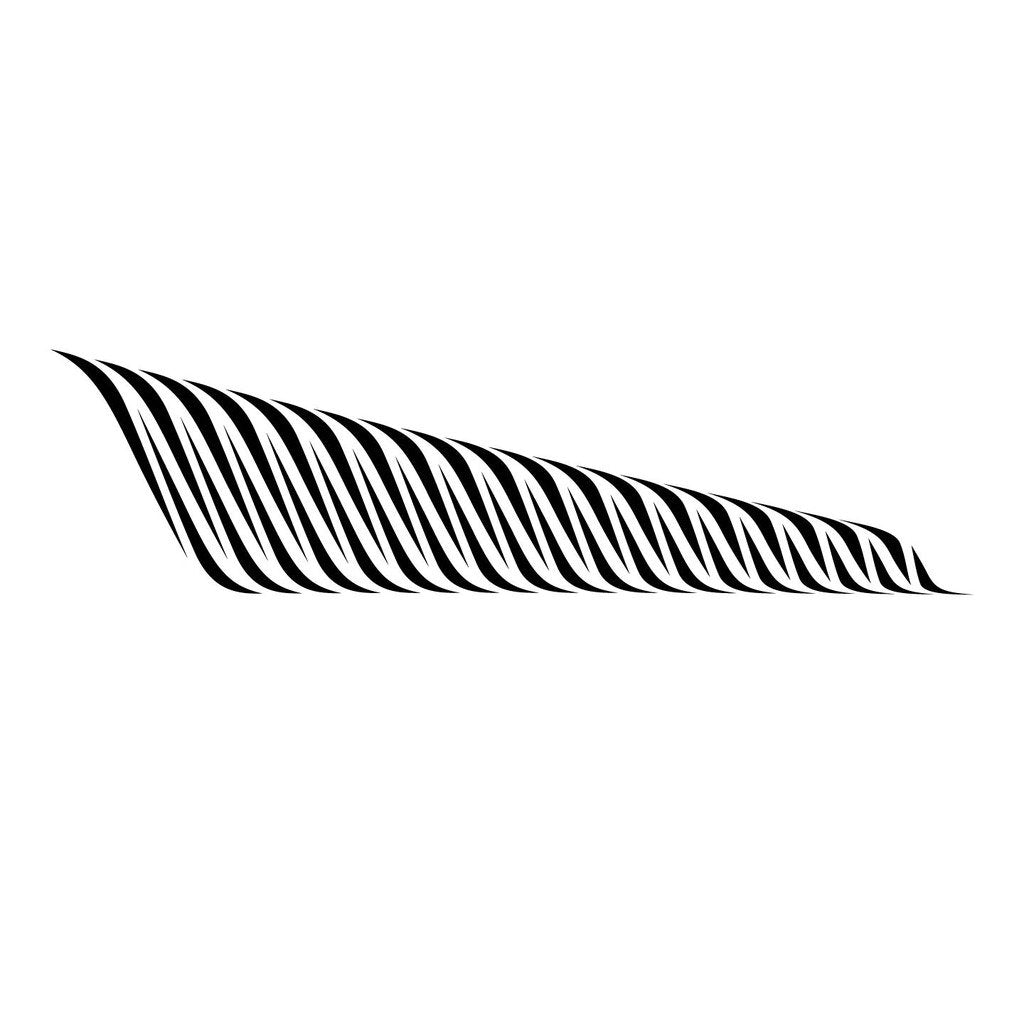 Picniva sty535Car Body Side Stripes Vinyl Graphics Sticker Decals 2 Pcs