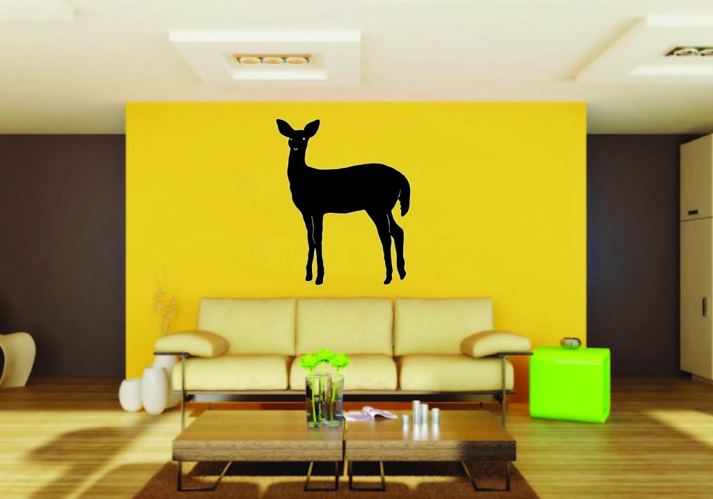 Picniva Deer Doe Style 3 Removable Vinyl Wall Decal