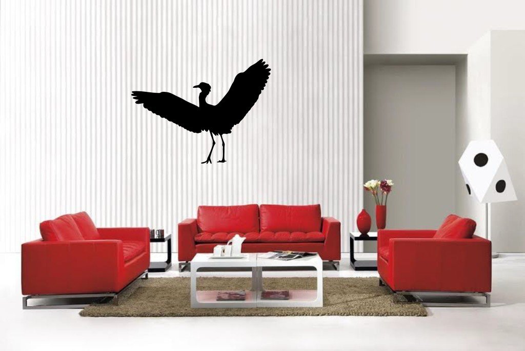 Picniva Crane Style5 Decal Sticker for Truck Notebook